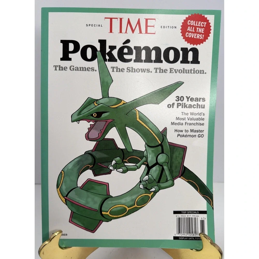 2026 Time Magazine POKEMON SPECIAL EDITION Rayquaza Pokémon EVOLUTION 30 Years